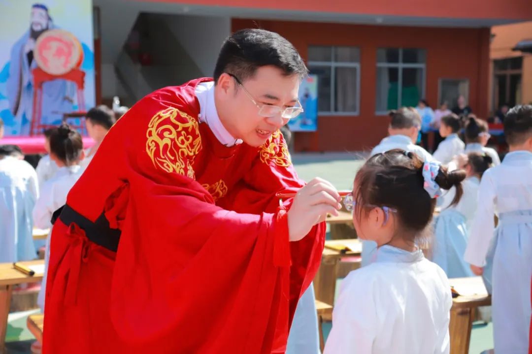 广州市白云区嘉禾新都学校 “入泮开笔·拜师习礼”·2024学年一年级新生国学文化活动暨入泮仪式